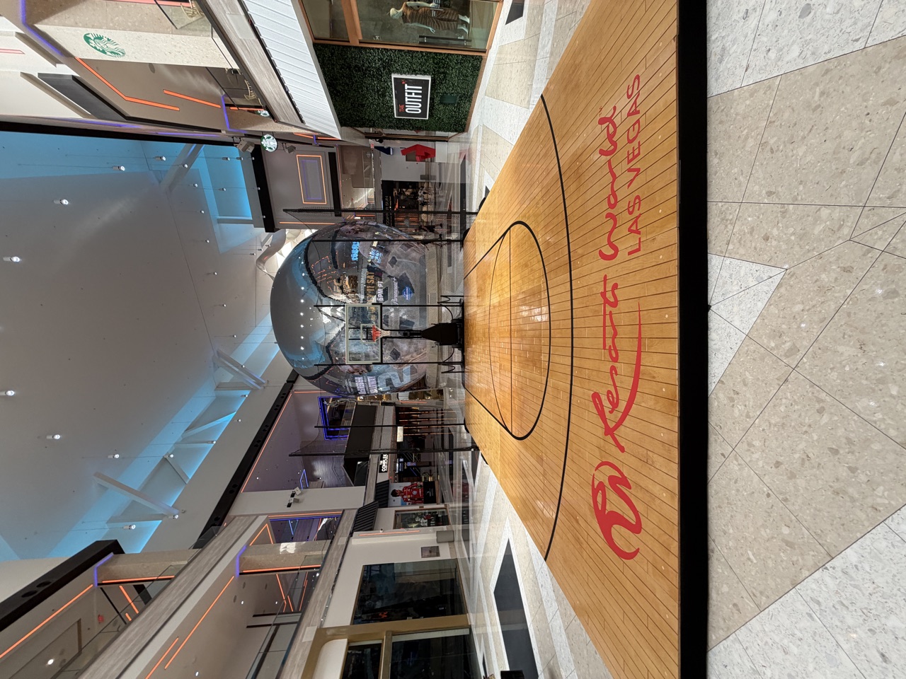 Resorts World pop-up basketball court — Las Vegas, NV