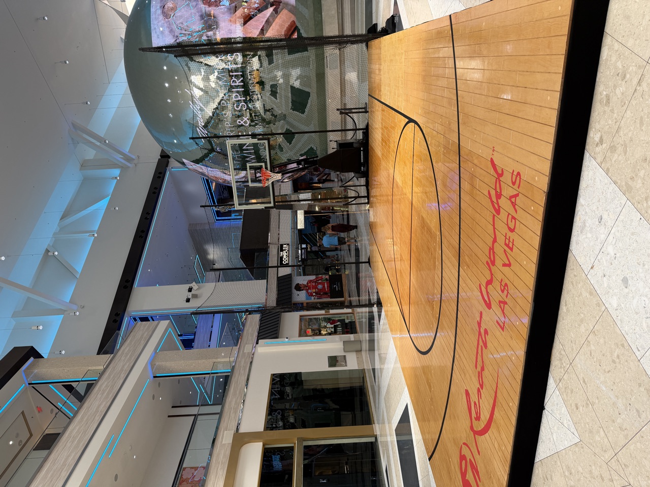 Resorts World pop-up basketball court — Las Vegas, NV