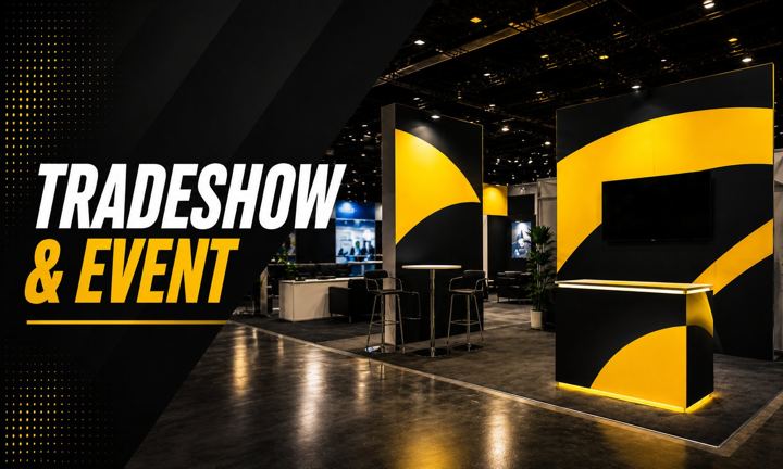 Trade show and event graphics — Booth and event environment graphics