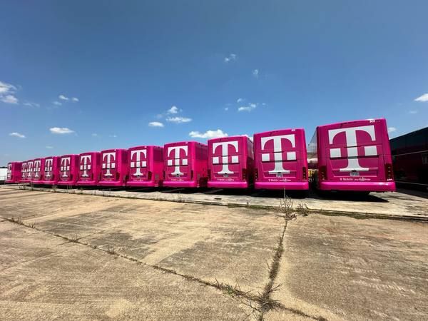 T-Mobile fleet — Fleet vehicle branding