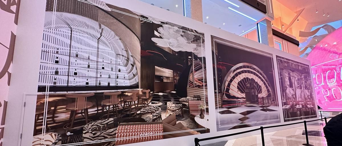 Casino corridor — Venue corridor wall graphics